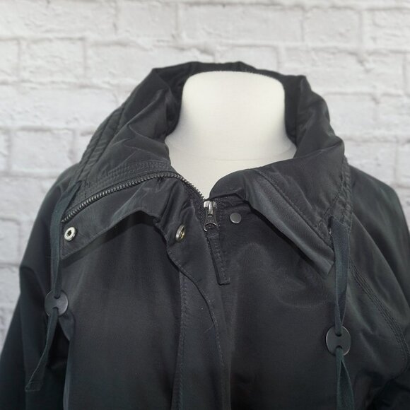 Eileen Fisher Black Coat XS - Picture 2 of 10